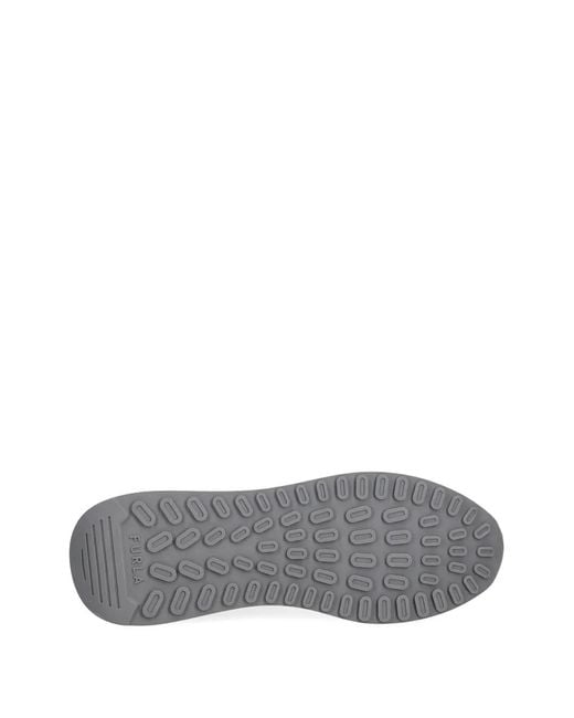 Furla White Logo-Detail Sneakers