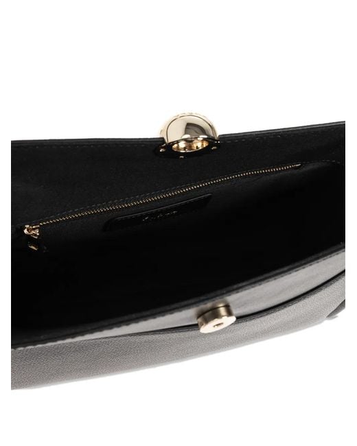 Furla Black Medium Nicole Leather Tote Bag