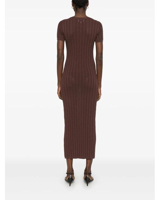 Loulou de Saison Brown Aruba Maxi Dress