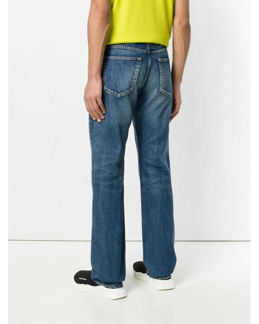 Balenciaga Blue Regular Jeans for men