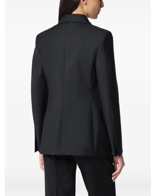 Rohe Black Double-Breasted Blazer
