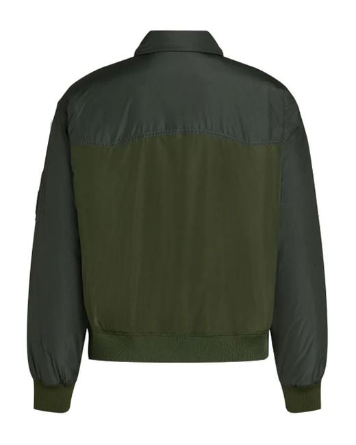 Karl Lagerfeld Gefütterte Bomberjacke in Green für Herren