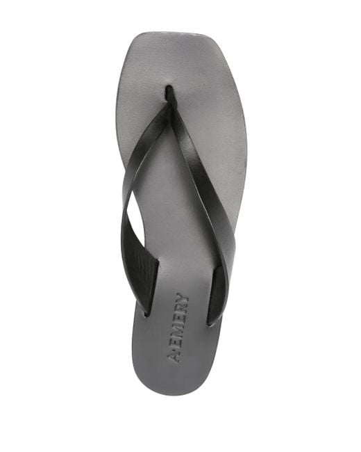 A.Emery Black Kinto Flip-Flops