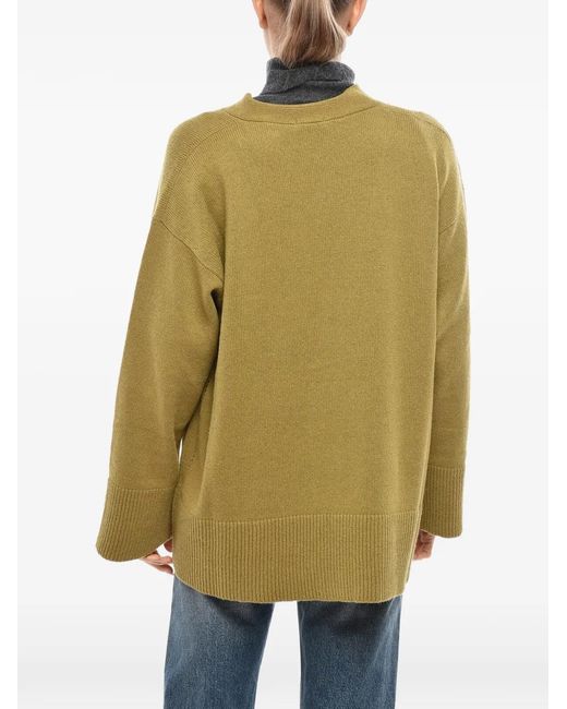 Malo Green Button-Up Cardigan