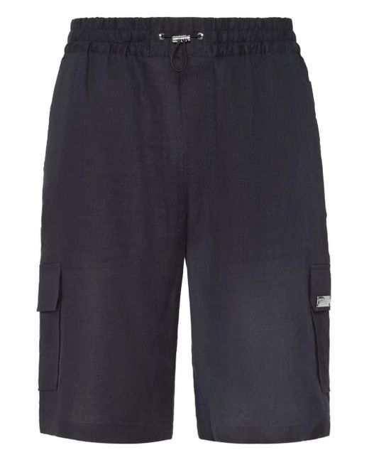 Philipp Plein Blue Coolkid Cargo Shorts for men