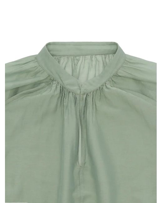 Fortela Green Ambre Silk Blouse