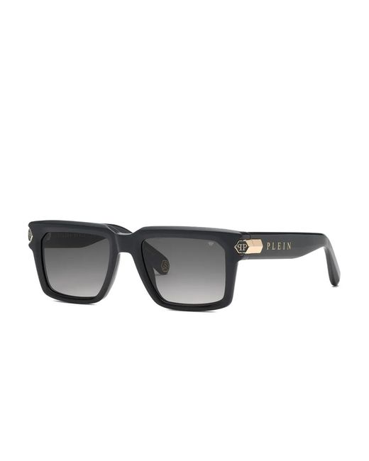 Philipp Plein Gray Square-Frame Sunglasses for men