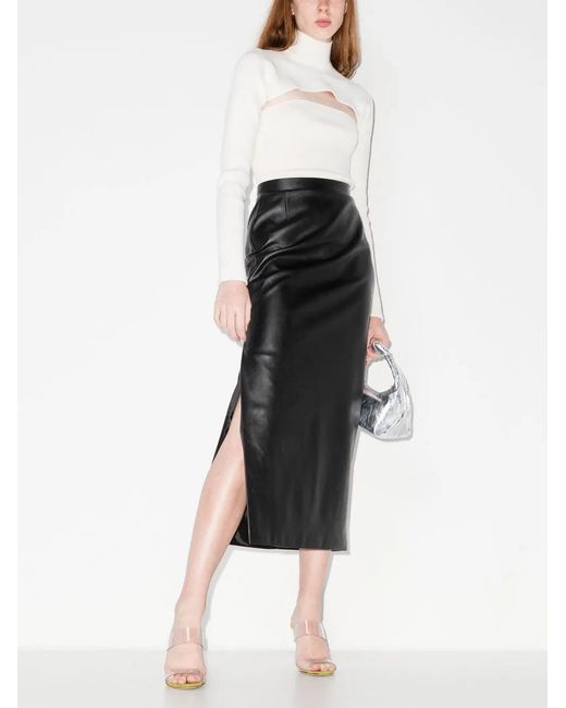 Tom Ford White Cut-Out Virgin Wool-Blend Jumper