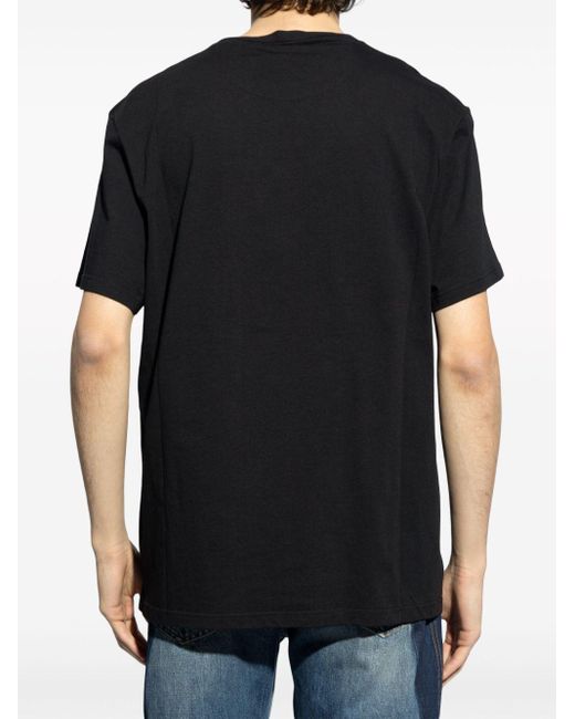 T-shirt con stampa di Alexander McQueen in Black da Uomo