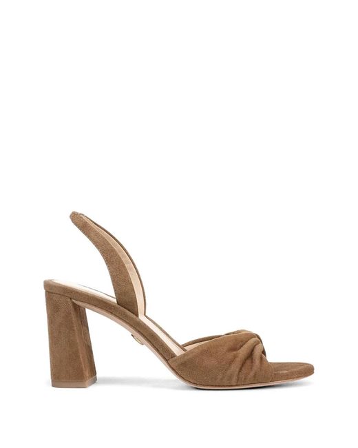 Veronica Beard Metallic Tullia Twisted Tullia Sandals