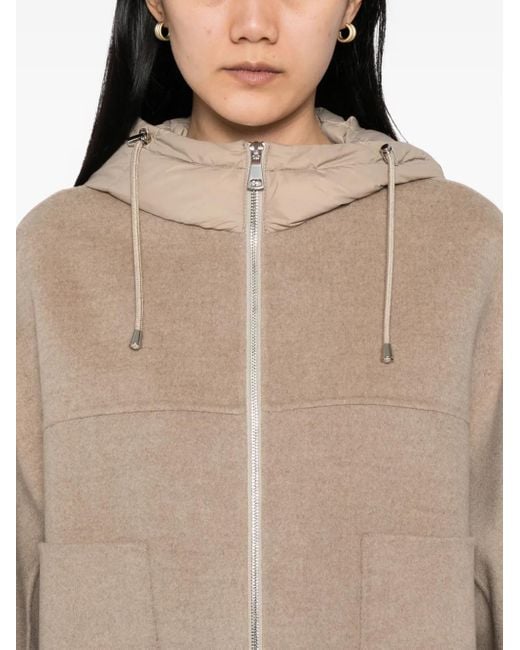 N.Peal Cashmere クロップド ジャケット Natural