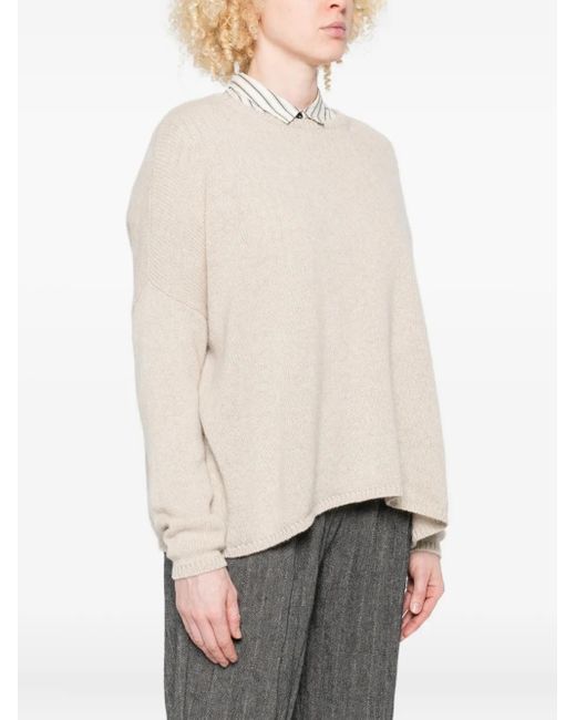 Apuntob Natural Round-Neck Sweater