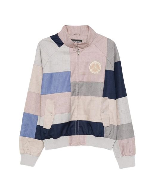 Kidsuper White X Mercedez Benz Patchwork Zip-Up Jacket for men