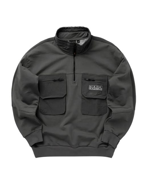 Napapijri Black B-Tusco Sweatshirt for men