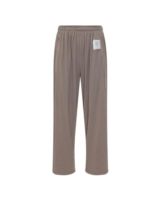 Satisfy Gray Space-O Perforated Track Pants