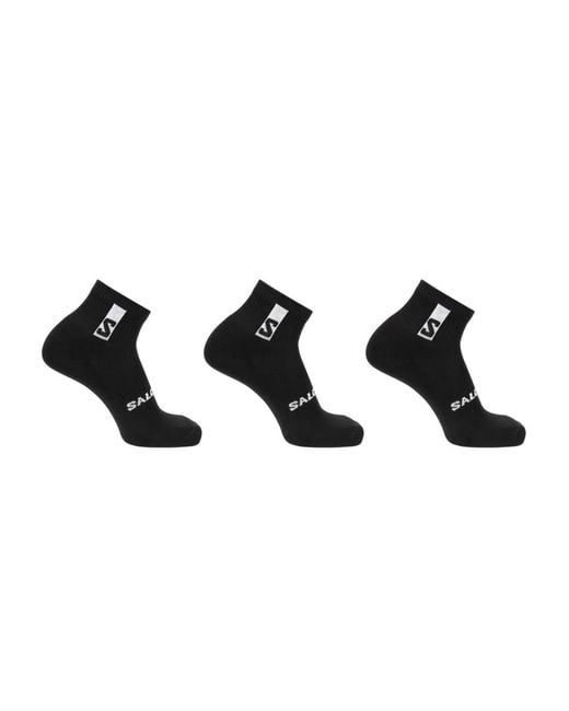Salomon Black Everyday Socks (Pack Of Three)