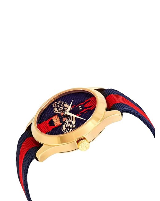 Gucci White G-Timeless 38Mm