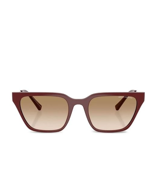 ARMANI EXCHANGE Red Square-Frame Sunglasses