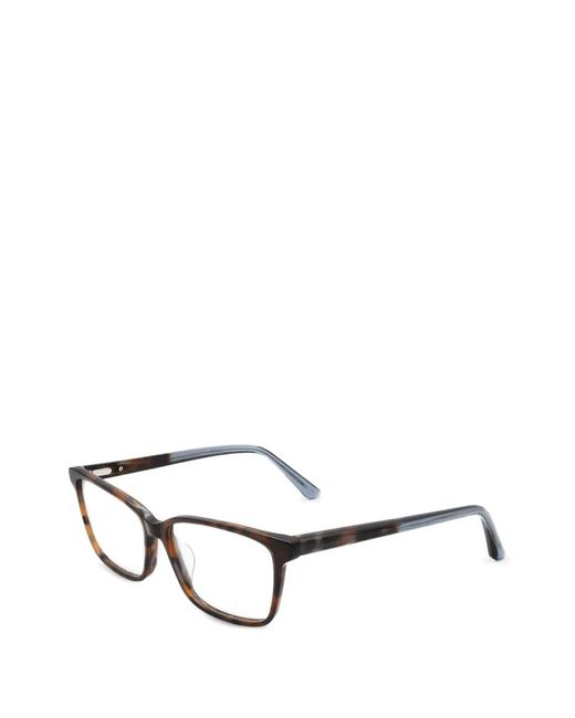 Calvin Klein White Square-Frame Glasses for men