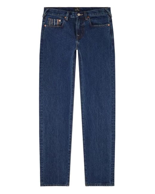 Vaqueros con rayas bordadas Paul Smith de hombre de color Blue