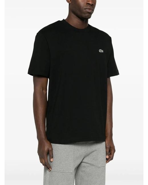 Lacoste Black Tee Shirts for men