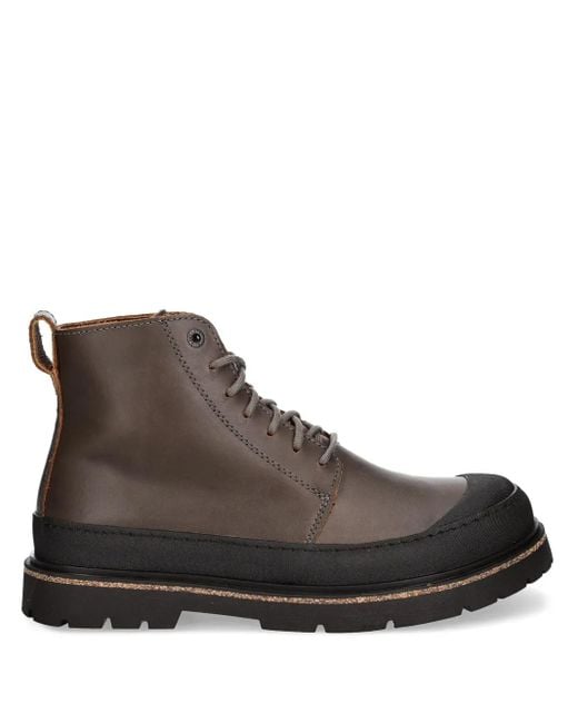 Birkenstock Brown Prescott Ankle Boots for men
