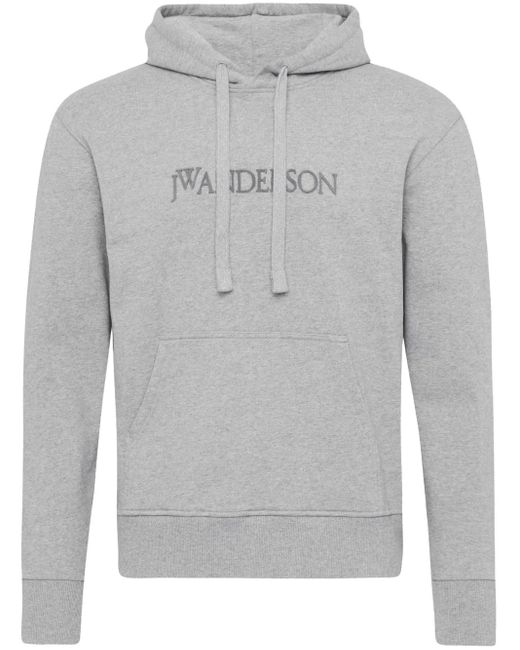 J.W. Anderson Gray Relaxed Fit Hoodie for men