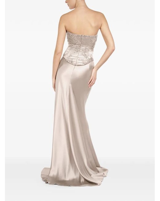 ALEXIA & ANTONIA White Embellished Lace Top