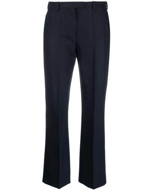 Max Mara Blue Dart-detail Tailored Trousers