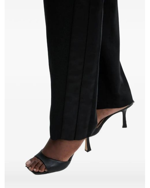 Twinset Black Side-Panel Tailored Trousers