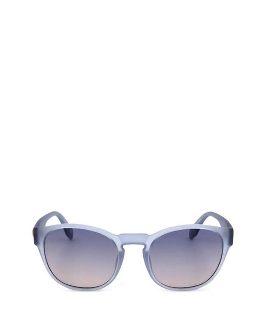 Adidas Gray Round-Frame Sunglasses
