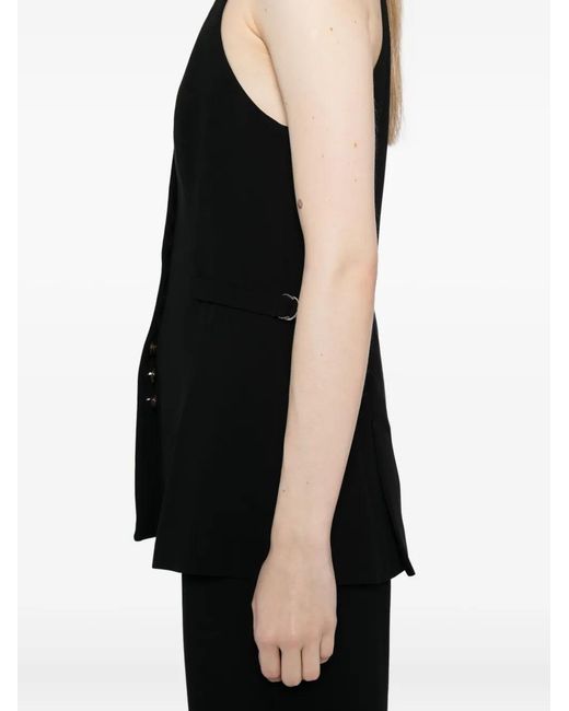 Reformation Black Rowe Vest