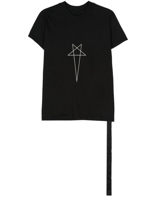 T-shirt Level T di Rick Owens in Black da Uomo
