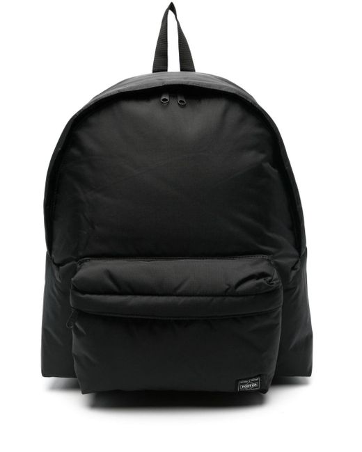 COMME DES GARÇON BLACK Black Logo-tag Backpack for men