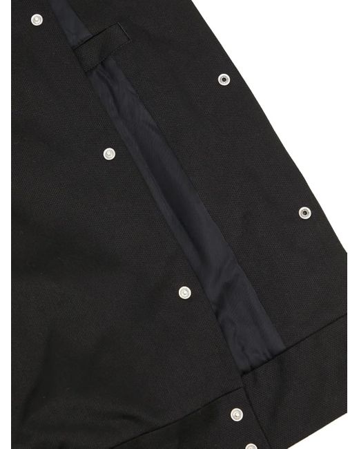 Wacko Maria Black Piped-Trim Jacket for men