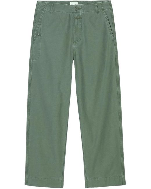Closed Green Rovea Trousers