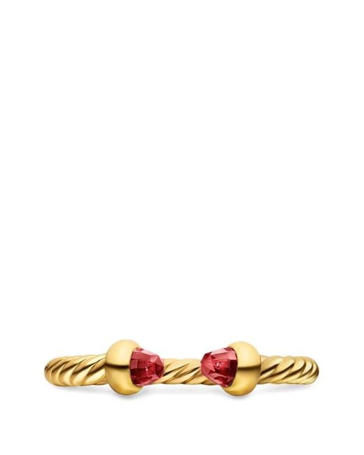 David Yurman Metallic Micro Cablespira Flex Open Ring