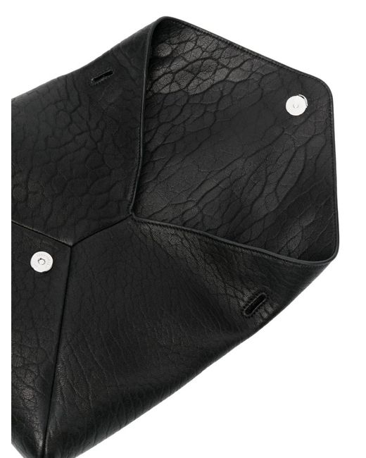 Saint Laurent Black Cassandra Leather Shoulder Bag