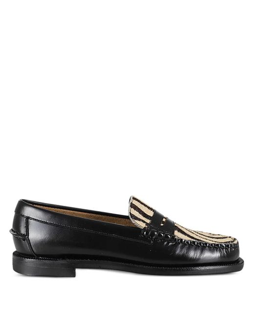 Sebago Black Dan Vamp Wild Loafer