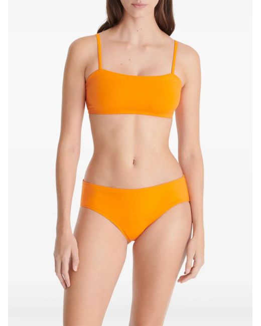 Top de bikini Azur Eres de color Orange