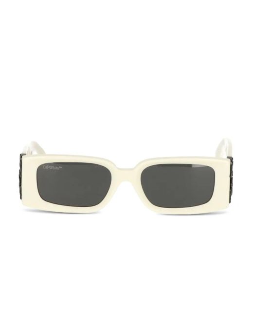 Off-White c/o Virgil Abloh Arrow-Detail Square-Frame Sunglasses in