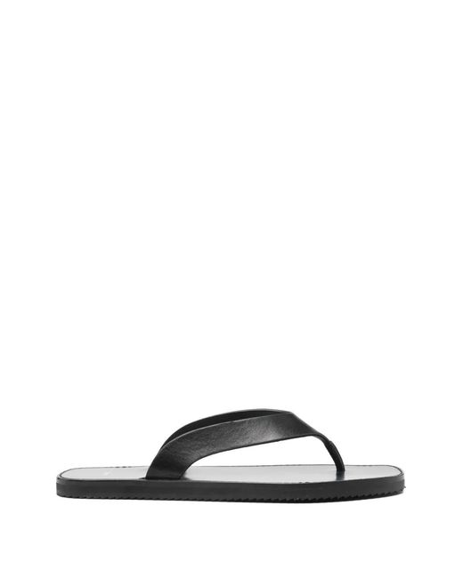 Jude Black Vermelho Flat Slide