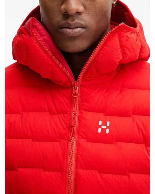 Haglöfs Red Spitz Hooded Zip Jacket for men