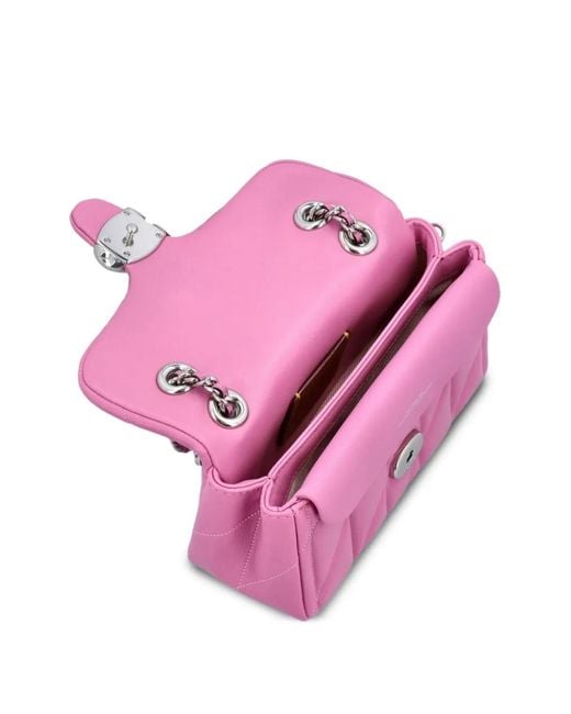 COACH Pink Tabby 20 Quilted Chain Shoulder Bag