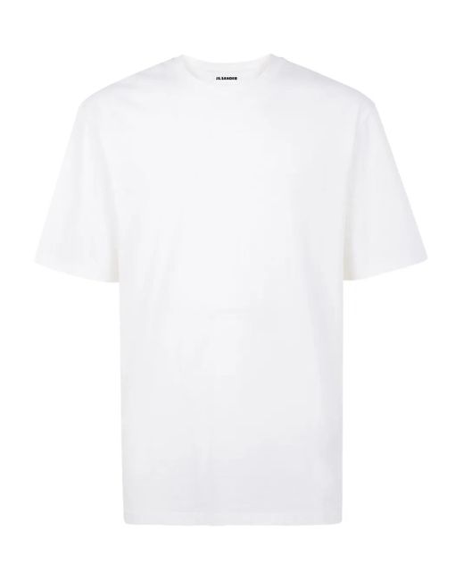 Jil Sander T-Shirt Met Grafische Print in het White voor heren