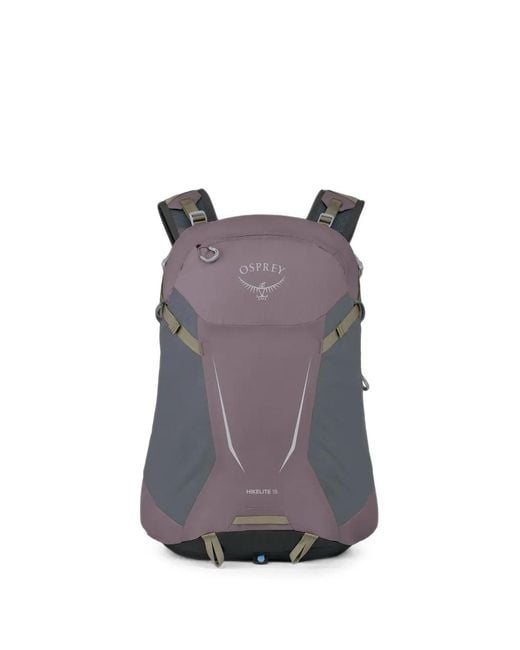 Osprey Purple Hikelite 18 Logo-Print Backpack