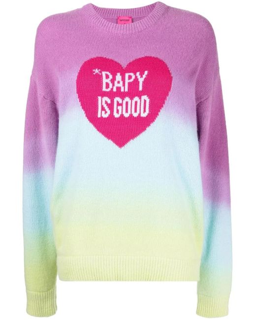 Maglione Con Stampa di BAPY BY *A BATHING APE® in Pink