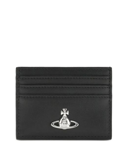 Vivienne Westwood Black Metal Orb Card Holder