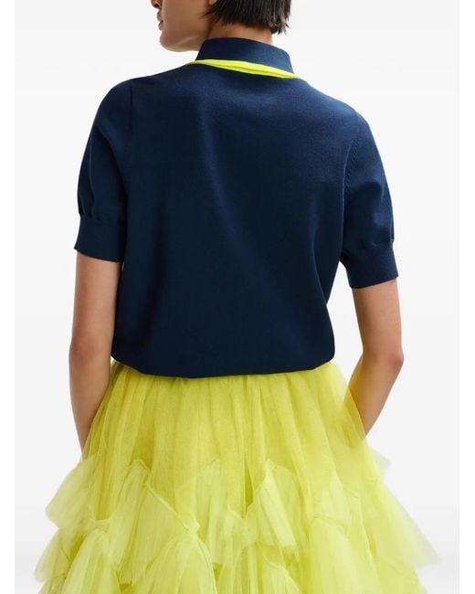 Essentiel Antwerp Blue Jonda Short-Sleeve Top