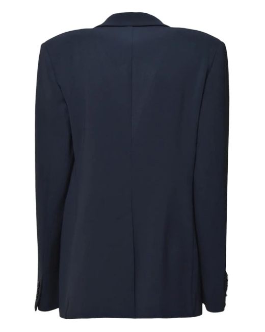 Aspesi Blue Single-Breasted Blazer